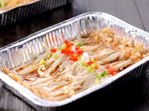 延津锡纸烤金针菇